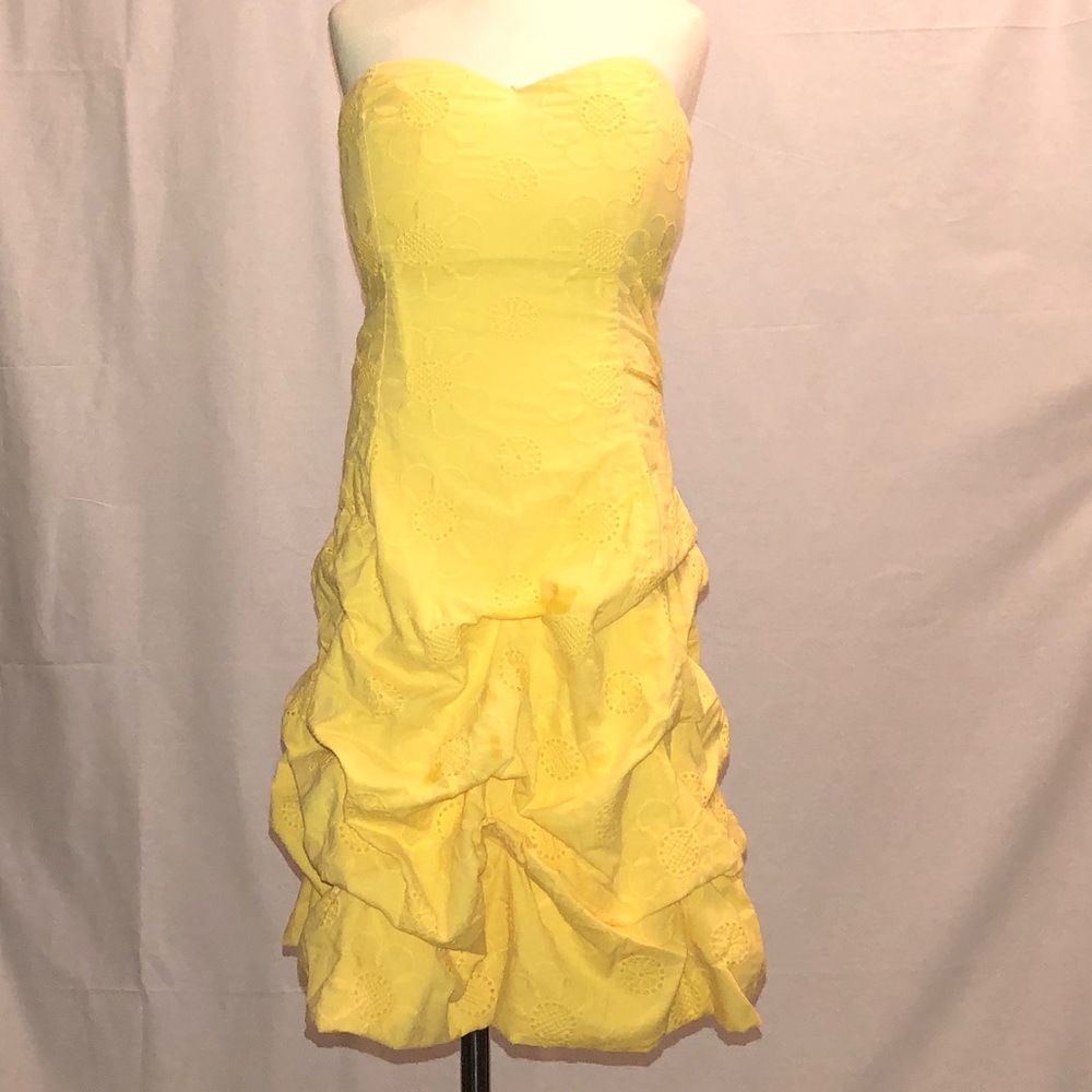 Yellow sun dress